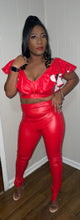 Load image into Gallery viewer, Red HoTT Pant Set
